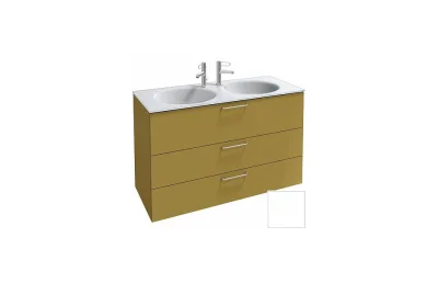 Тумба с раковиной Jacob Delafon Odeon Rive Gauche 120 см EB2535-R5-G1C белый глянцевый МОСПЛИТКА