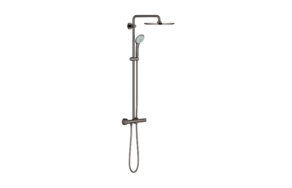 GROHE Euphoria XXL 310 Душевая система с термостатом для душа, цвет: темный гарфит, глянец АТЕЛЬЕ ВАННОЙ КОМНАТЫ. САМАРА