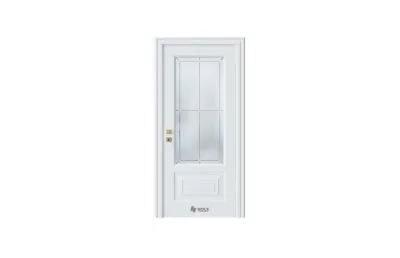 Deloress DL4 RAL9003 стекло 3 7 ДВЕРЕЙ