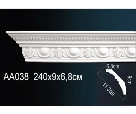 Карниз AA038 ПРАЙМ ДЕКОР