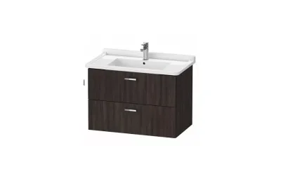 Тумба с раковиной Duravit Xbase 80 см XB618605353 каштан темный1 МОСПЛИТКА