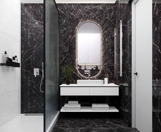 Black arkadia Керамогранит черный полированный 60x120 LAPARET