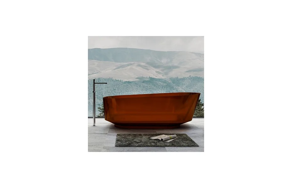 Ванна из полиэфирной смолы 170х80 Abber Kristall AT9706Opal коричневая МОСПЛИТКА