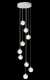 Люстра Crystal Lux GASPAR SP9 D300 WHITE ЭСТЕТИКА СВЕТА