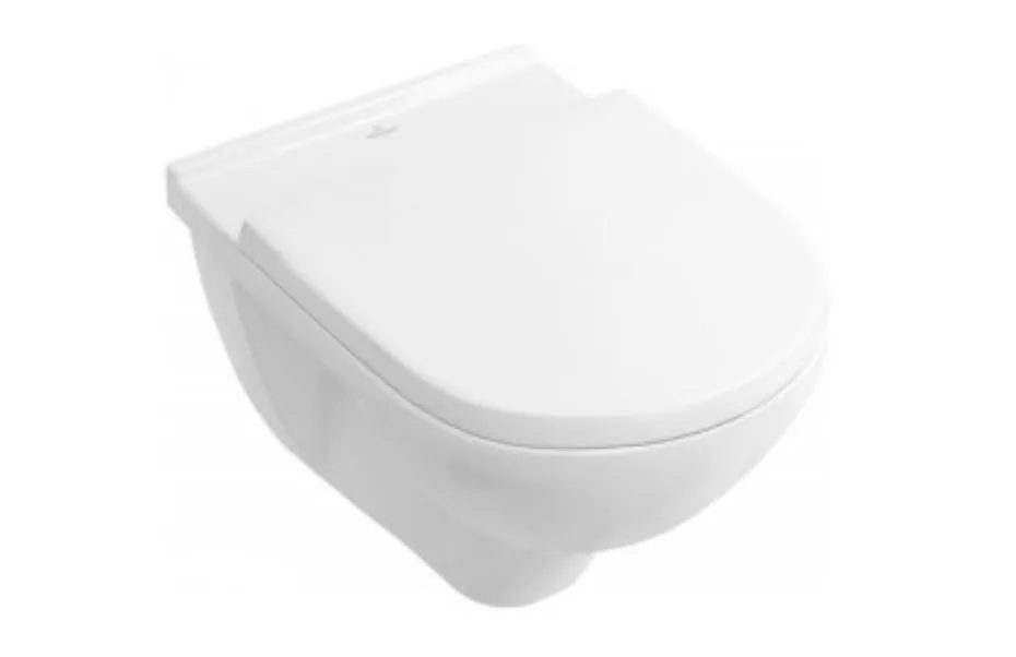 Унитаз подвесной Villeroy&Boch O.Novo DirectFlush Ceramic Plus (с крышкой SoftClose) 5660HRR1 (5660 HRR1) АКВАМЕТРИЯ