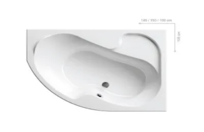 Ванна Ravak Rosa I 140x105 P CV01000000 (правая) АКВАМЕТРИЯ