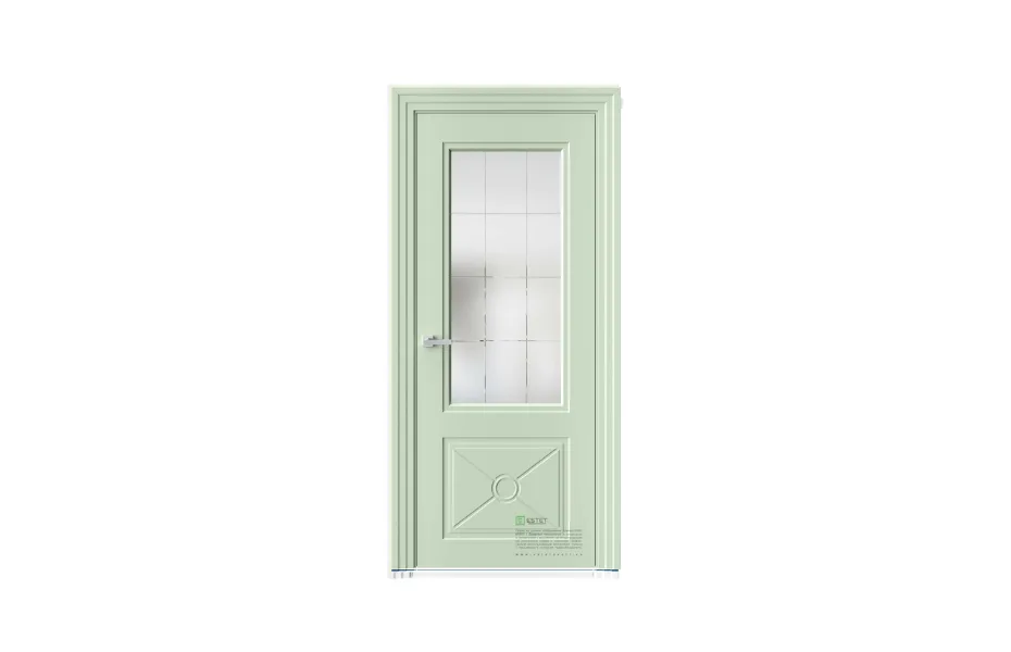 Межкомнатная дверь Novella N4 Висконт RAL6019 стекло 7 ДВЕРЕЙ