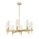 Люстра на штанге Maytoni Lita H002PL-08G MAYTONI
