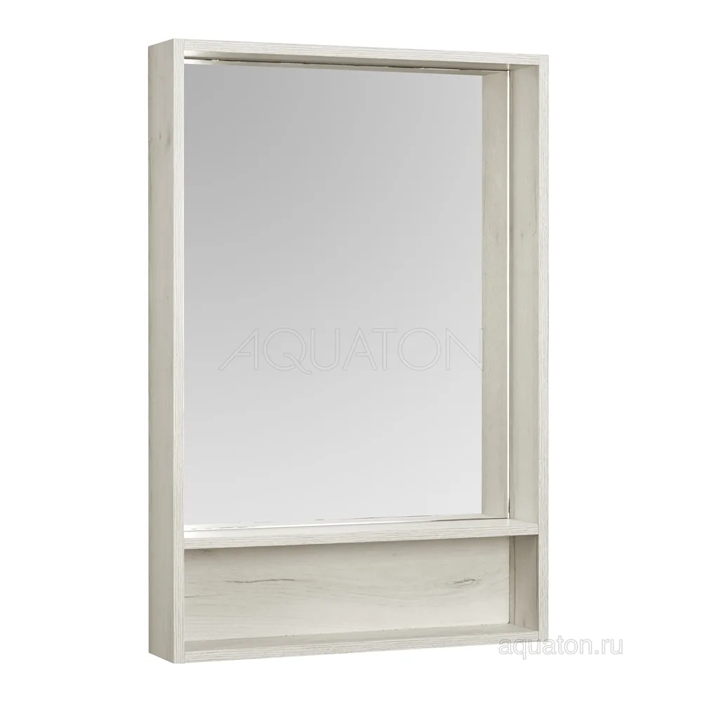 AQUATON Флай 60 Зеркальный шкафчик АТЕЛЬЕ ВАННОЙ КОМНАТЫ. САМАРА