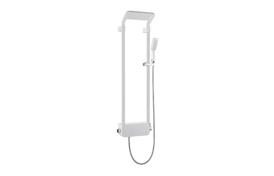 BLACK&WHITE Душевая панель W1010 Shine White (1300х405x230) АТЕЛЬЕ ВАННОЙ КОМНАТЫ. САМАРА