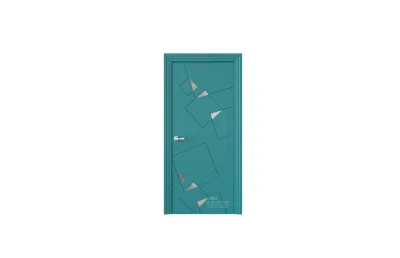 Межкомнатная дверь Perfect P Steel 1 RAL5021 7 ДВЕРЕЙ