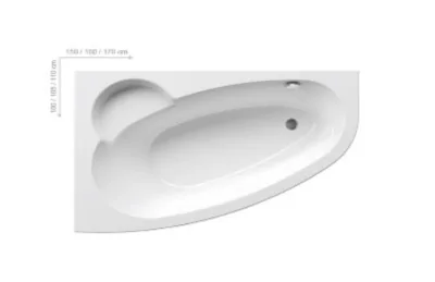 Ванна Ravak Asymmetric 170x110 L C481000000 АКВАМЕТРИЯ