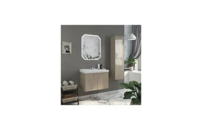 Тумба с раковиной Comforty Кремона-80 латте 00-00001040 МОСПЛИТКА