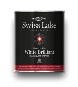 интерьерная краска для потолков Swiss Lake White Brilliant, 9 л LOYMINA Group - ЛОЙМИНА ГРУП