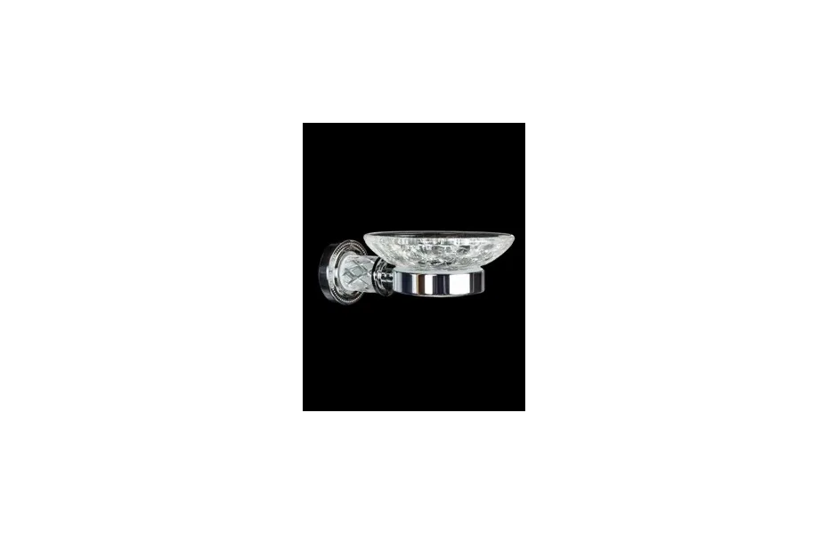 BOHEME Murano Crystal Мыльница, хром АТЕЛЬЕ ВАННОЙ КОМНАТЫ. САМАРА