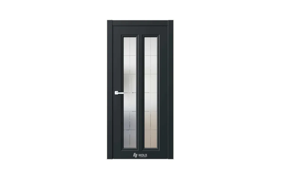 Neo Classic N21 Черный RAL9005 стекло 7 ДВЕРЕЙ