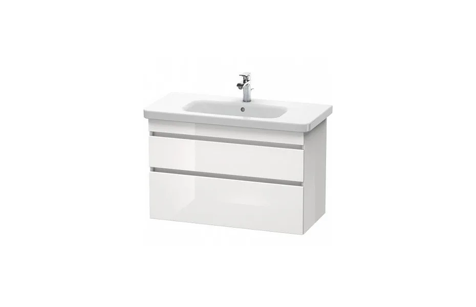 Тумба с раковиной Duravit Durastyle DS648202222 подвесная 93 см, цвет белый глянцевый МОСПЛИТКА