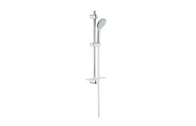 GROHE Душевой гарнитур с полочкой GROHE Euphoria (ручной душ, штанга 600 мм, шланг 1750 мм) с ограничением расхода воды, хром (2726600e) АТЕЛЬЕ ВАННОЙ КОМНАТЫ. САМАРА
