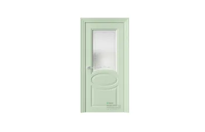 Межкомнатная дверь Novella N39 RAL6019 стекло 7 ДВЕРЕЙ