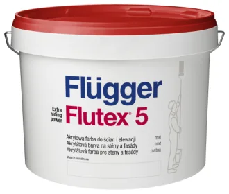 Матовая акриловая краска с высокой кроющей способностью Flugger Flutex 5 base 3, 0,7л КРАСКИ FLUGGER