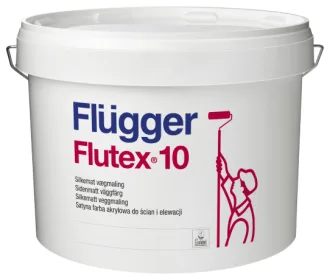 Шелковисто-матовая акриловая краска Flugger Flutex 10 satin base 4, 2,8л КРАСКИ FLUGGER