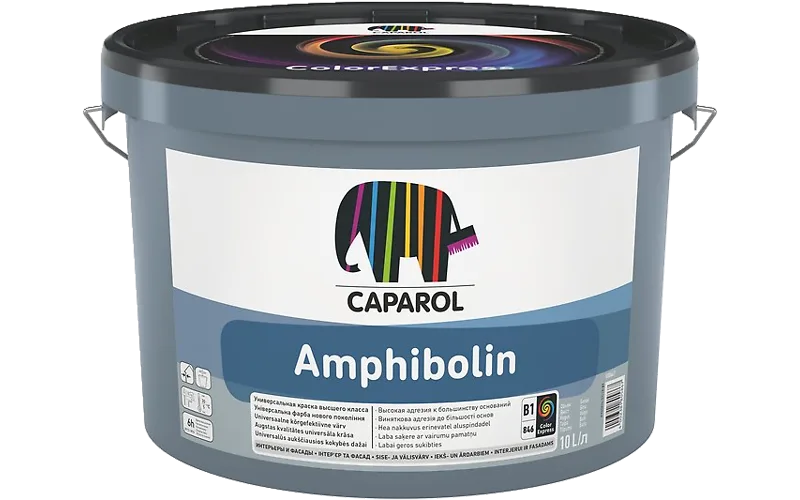 Краска водно-дисперсионная Caparol Amphibolin, База 1, 5 л КАПАРОЛ ЦЕНТР САМАРА