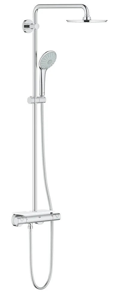 GROHE Euphoria 210 Душевая система с термостатом для душа с полочкой (27964000 + 26362LN0) АТЕЛЬЕ ВАННОЙ КОМНАТЫ. САМАРА