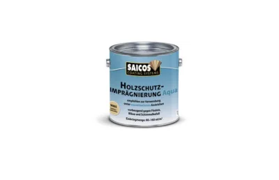Защитная пропитка на водной основе Holzschutz-Impragnierung Aqua SAICOS. МАСЛА, КРАСКИ, КЛЕЙ