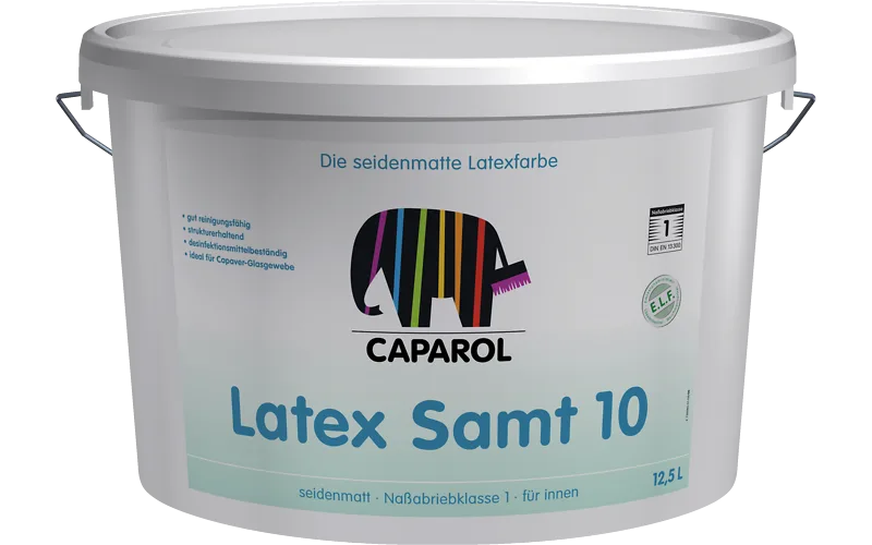 Краска водно-дисперсионная Caparol Latex Samt 10, База 1, 12,5 л КАПАРОЛ ЦЕНТР САМАРА