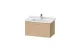 Тумба с раковиной Duravit Xbase 80 см XB603603030 дуб европейский МОСПЛИТКА