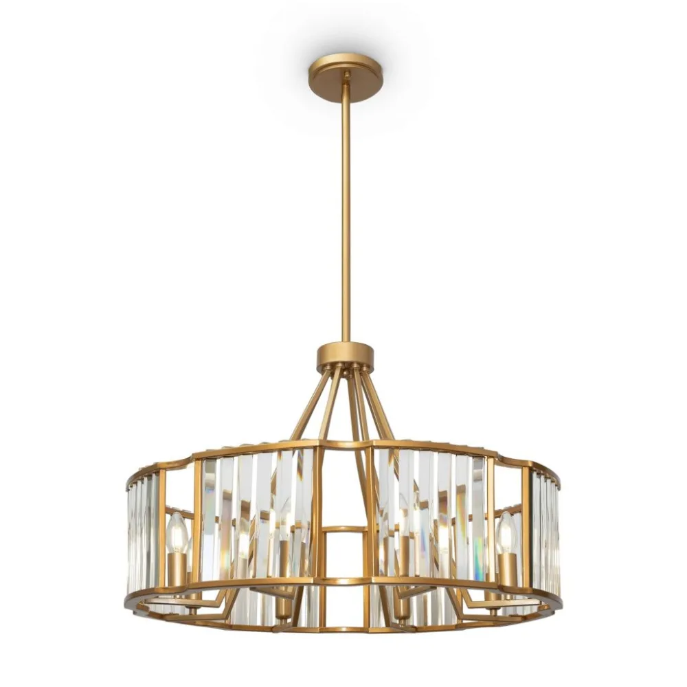 Люстра на штанге Maytoni Solar MOD087PL-08G MAYTONI