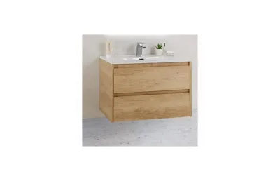 Тумба с раковиной BelBagno KRAFT 39-800/390-2C-SO-RNN 80 см Rovere Nebrasca Nature МОСПЛИТКА