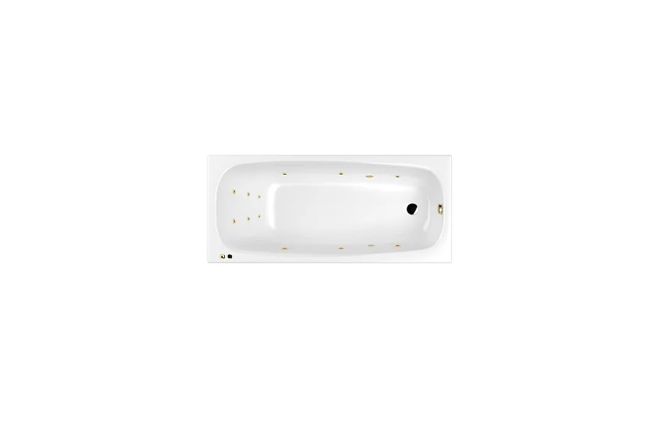 Акриловая ванна 180х80 см Whitecross Layla Slim Line 0122.180080.100.LINE.GL с гидромассажем МОСПЛИТКА