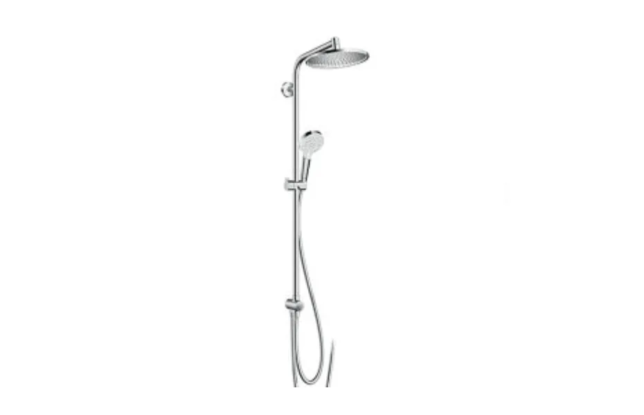 Душевая система Hansgrohe Crometta S 240 1jet Showerpipe Reno 27270000 АКВАМЕТРИЯ