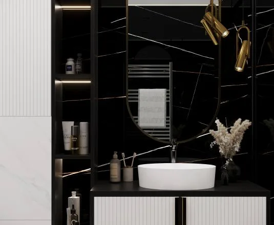 Lawa black Керамогранит черный Полированный 60x120 LAPARET