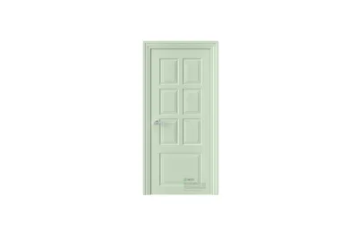 Межкомнатная дверь Novella N18 RAL6019 7 ДВЕРЕЙ
