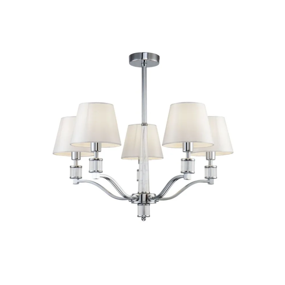 Люстра на штанге Freya Clarissa FR5020PL-05CH MAYTONI