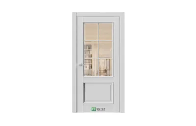 Межкомнатная дверь England En6 Emlayer Серый стекло 4 7 ДВЕРЕЙ
