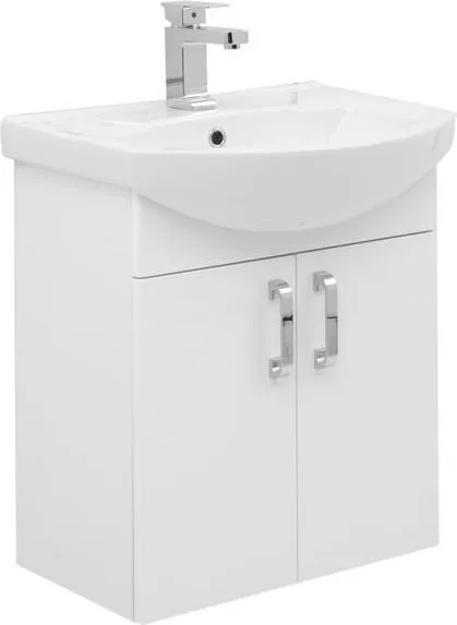 AQUANET Ирис 60 Тумба для ванной комнаты с раковиной (2 дверцы) АТЕЛЬЕ ВАННОЙ КОМНАТЫ