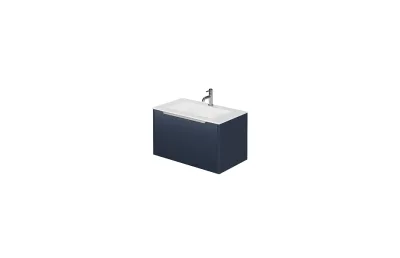 Тумба с раковиной Creto Luna Blue 80 см 17-Bl80B МОСПЛИТКА