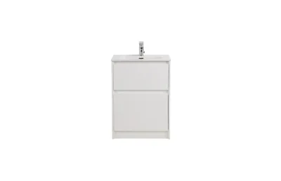 Тумба с раковиной BelBagno Kraft 39 60 см KRAFT39-600/390-2C-PIA-BO bianco opaco МОСПЛИТКА