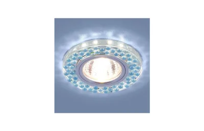 ВСТРАИВАЕМЫЙ СВЕТИЛЬНИК ELEKTROSTANDARD 2194 MR16 SL/BL ЗЕРКАЛЬНЫЙ/ГОЛУБОЙ 4690389099274 MNOGOROZETOK - МНОГОРОЗЕТОК