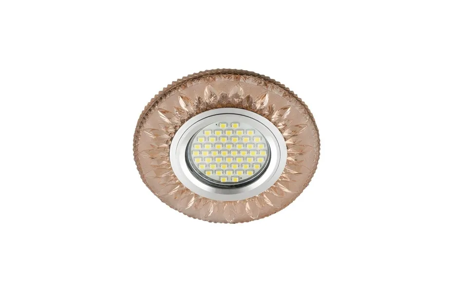ВСТРАИВАЕМЫЙ СВЕТИЛЬНИК FAMETTO LUCIOLE DLS-L141 GU5.3 GLASSY/LIGHT TEA MNOGOROZETOK - МНОГОРОЗЕТОК