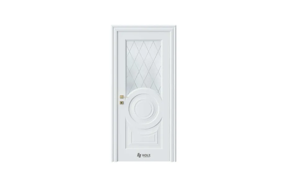 Deloress DL11 RAL9003 стекло 2 7 ДВЕРЕЙ