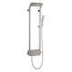 BLACK&WHITE Душевая панель W1040 Brushed Nickel (1300х405x230) АТЕЛЬЕ ВАННОЙ КОМНАТЫ. САМАРА