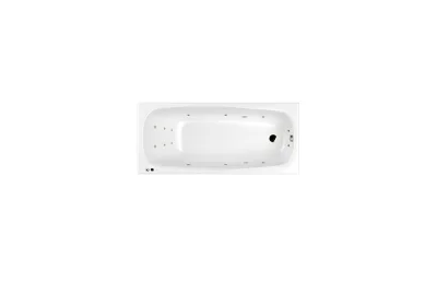 Акриловая ванна 180х80 см Whitecross Layla Slim Smart 0122.180080.100.SMART.BR с гидромассажем МОСПЛИТКА