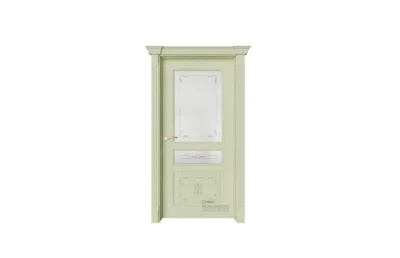 Межкомнатная дверь Provence Мартен 4 Ажур Олива золотая 7 ДВЕРЕЙ