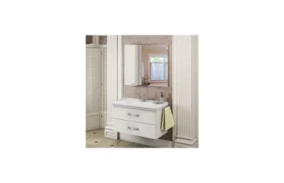 Тумба с раковиной Comforty Неаполь-100 белый глянец 00004139025 МОСПЛИТКА