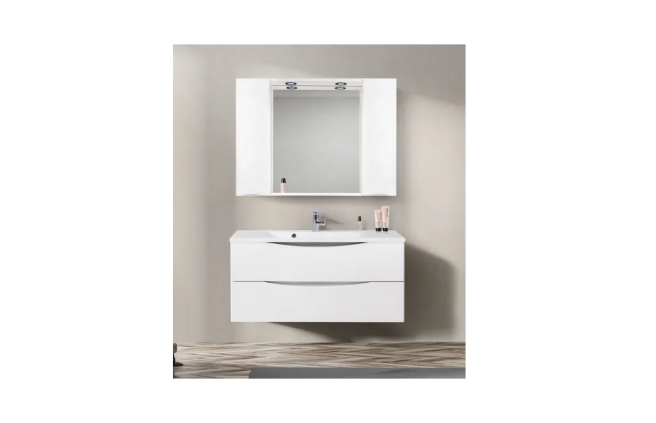 BELBAGNO Marino Шкаф зеркальный подвесной с двумя распашными дверцами с доводчиками, с подсветкой АТЕЛЬЕ ВАННОЙ КОМНАТЫ. САМАРА