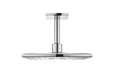 GROHE Rainshower 310 SmartActive Cube Верхний душ (квадратный, 2 режима струи) с потолочным душевым кронштейном 142 мм, хром АТЕЛЬЕ ВАННОЙ КОМНАТЫ. САМАРА